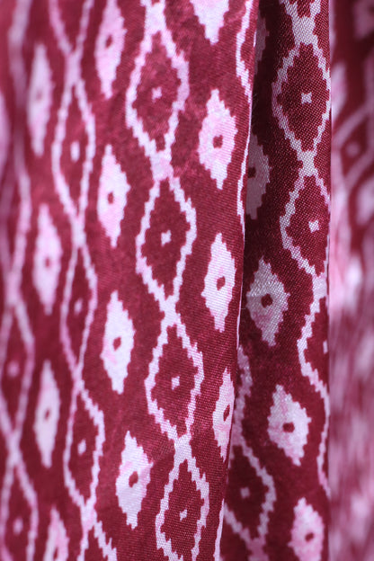 Gajji Silk Printed Fabric