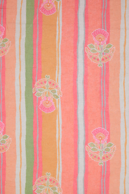 Handloom Cotton Printed Fabric