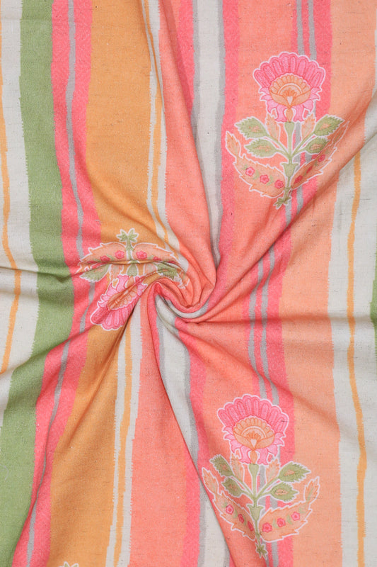 Handloom Cotton Printed Fabric