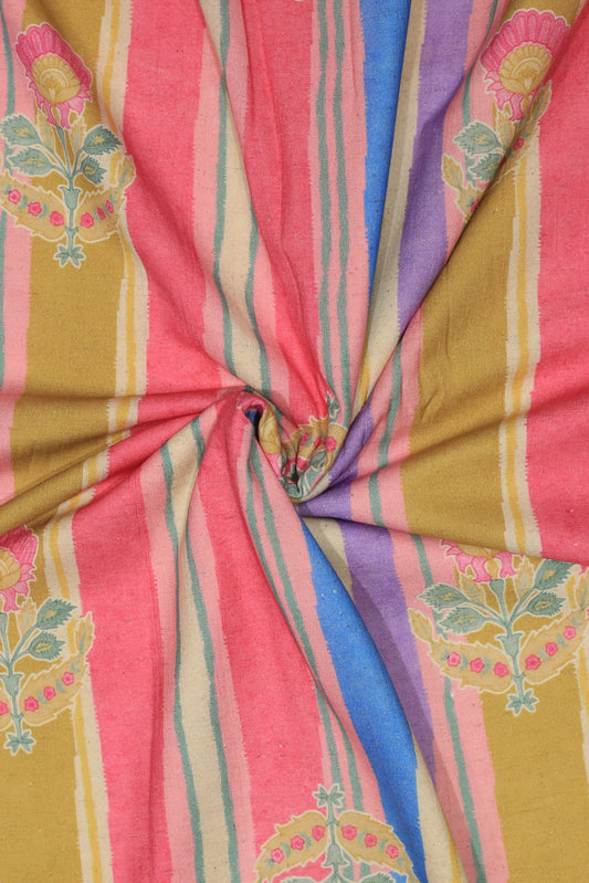 Handloom Cotton Printed Fabric