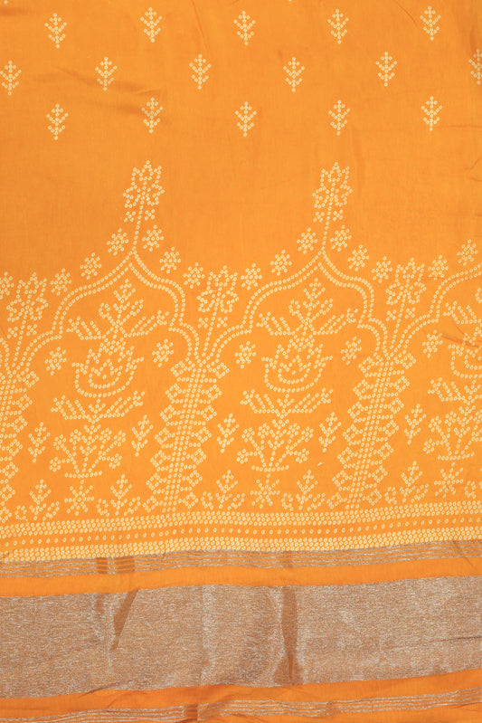 Russian Silk Jacquard Lakdi Patta Printed Fabric