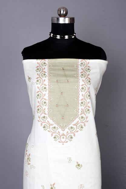 Subtle Golden Accents With Nack Unstitched Suit Set.