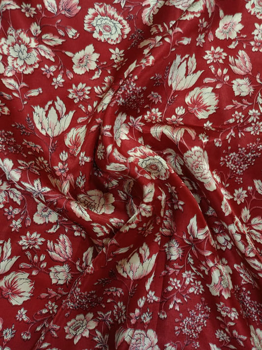 Gajji Silk Printed Fabric