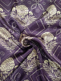 Gajji Silk Printed Fabric