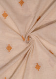 Unisex Natural Beige Premium Handloom Khadi Cotton Kurta Fabric & Plain Khadi Handloom cotton Pyjama Fabric (2.5 Meters)