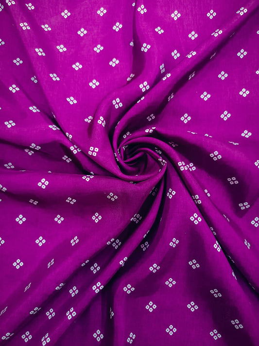Russian silk Digital Printed Fabric (Width 44”)