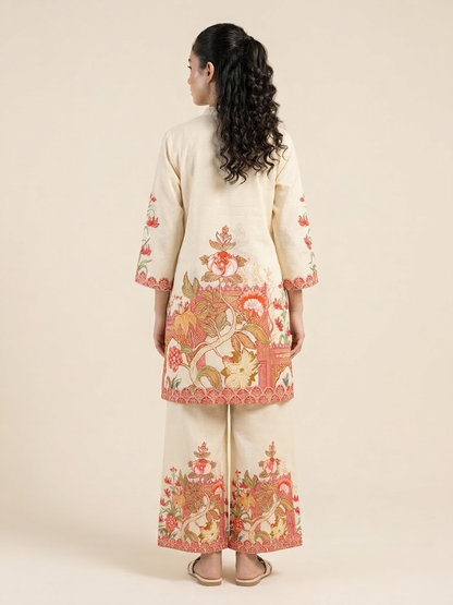 Ivory Blossom Pure Cotton Co-ord Set