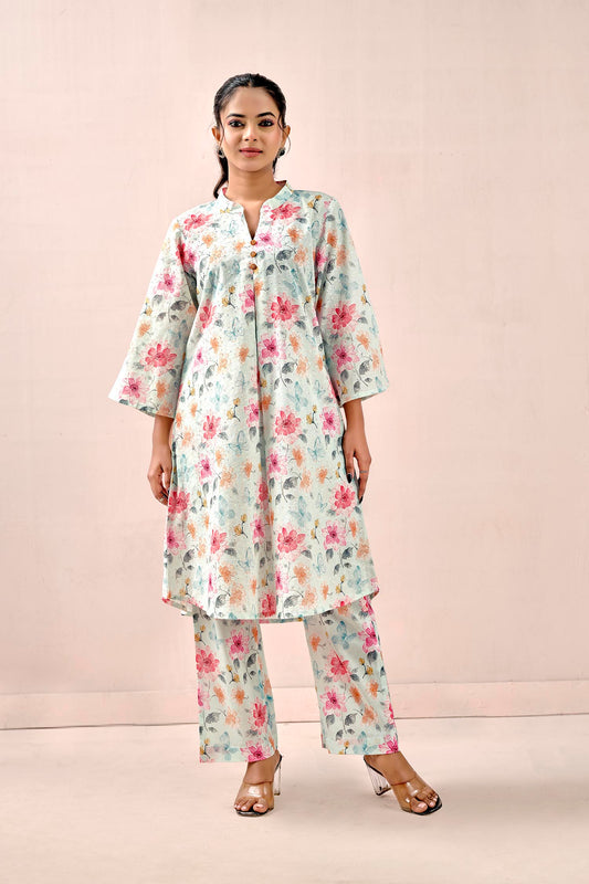 Pastel Garden chinkankari cord set