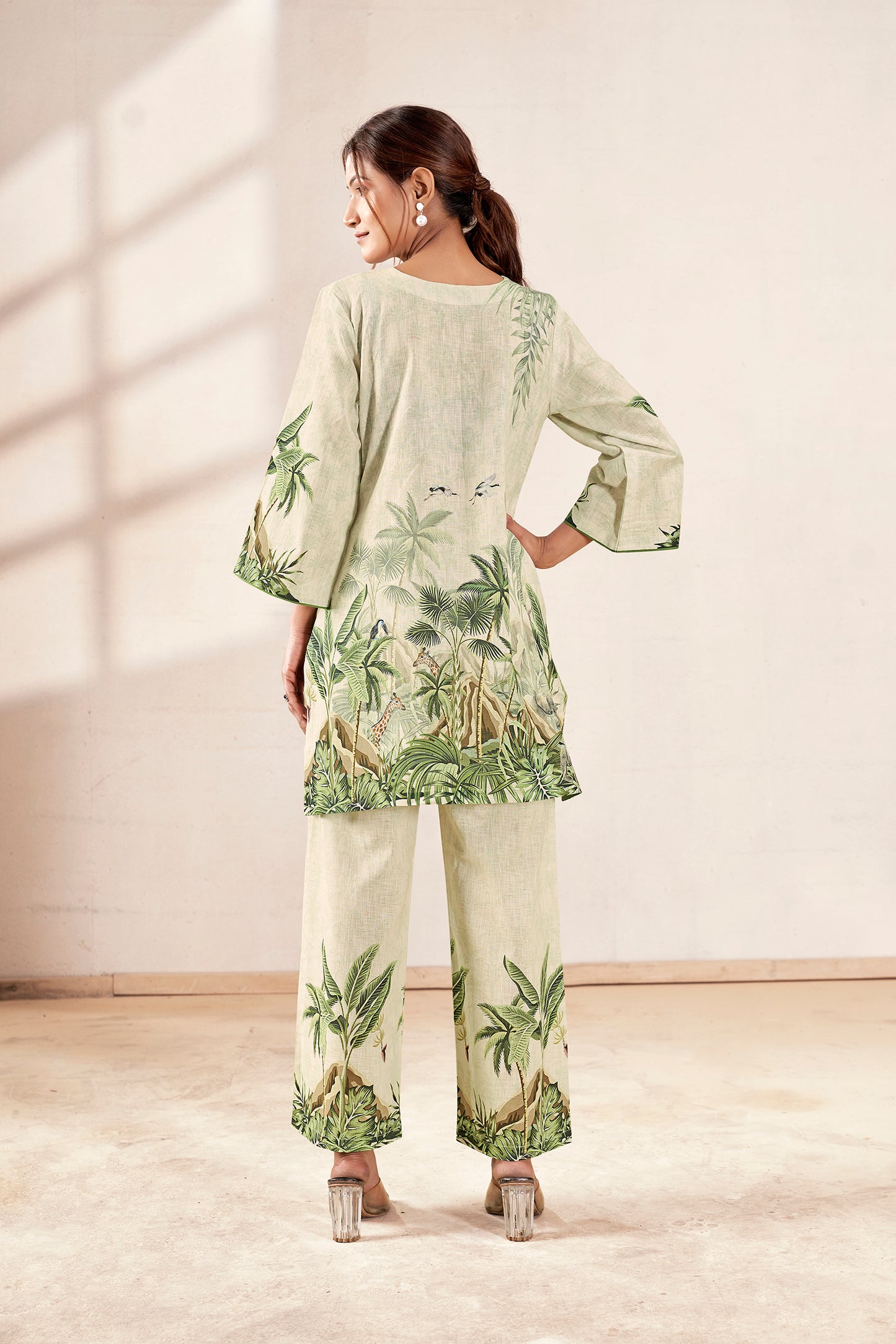 The Forest Muse Natural Linen Co-ord Set