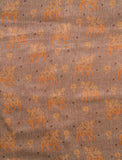 Italian Silk Brown Color Fabric