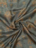 Italian Silk Silver Color Fabric