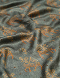 Italian Silk Silver Color Fabric