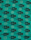 Tussar Satin Mukaish Printed Fabric