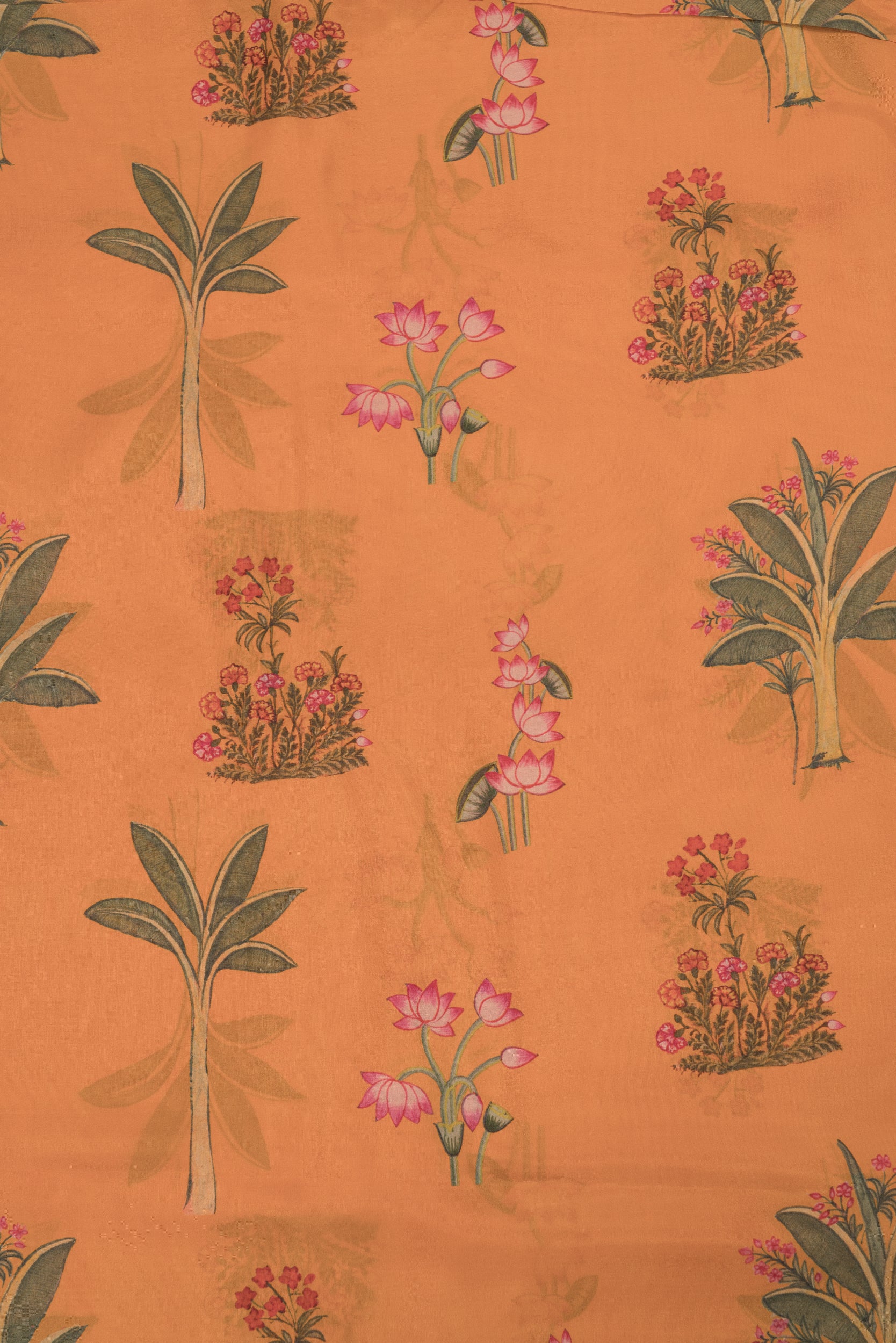 Upada Silk Printed Fabric
