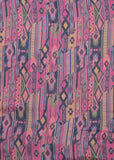 Multicolor Abstract Pure Modal Satin Printed Fabric