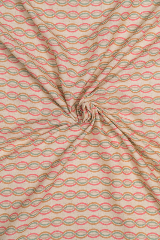 Handloom Cotton Printed Fabric