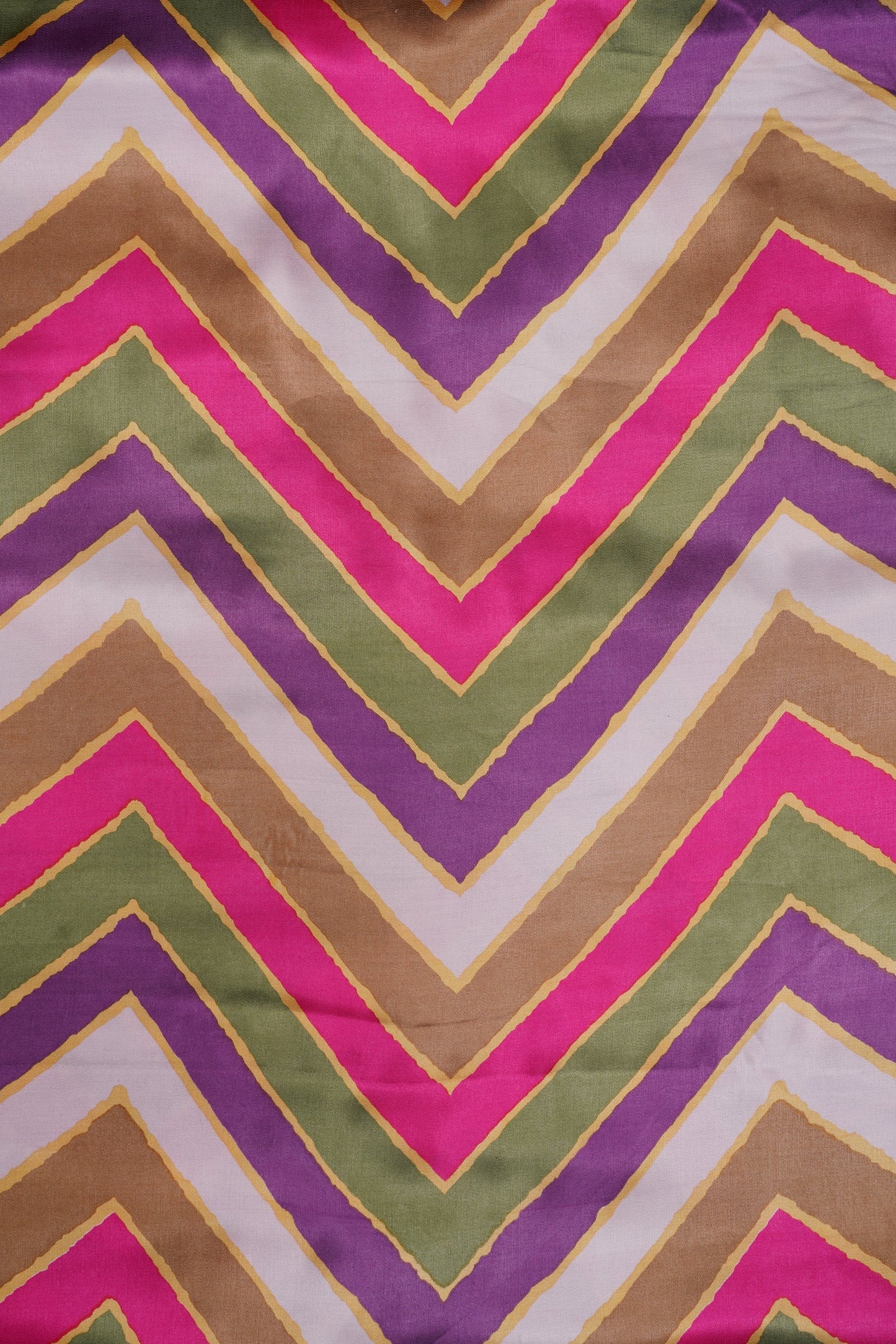 Pre Cut Gajji Silk Printed Fabric (3 Meter)