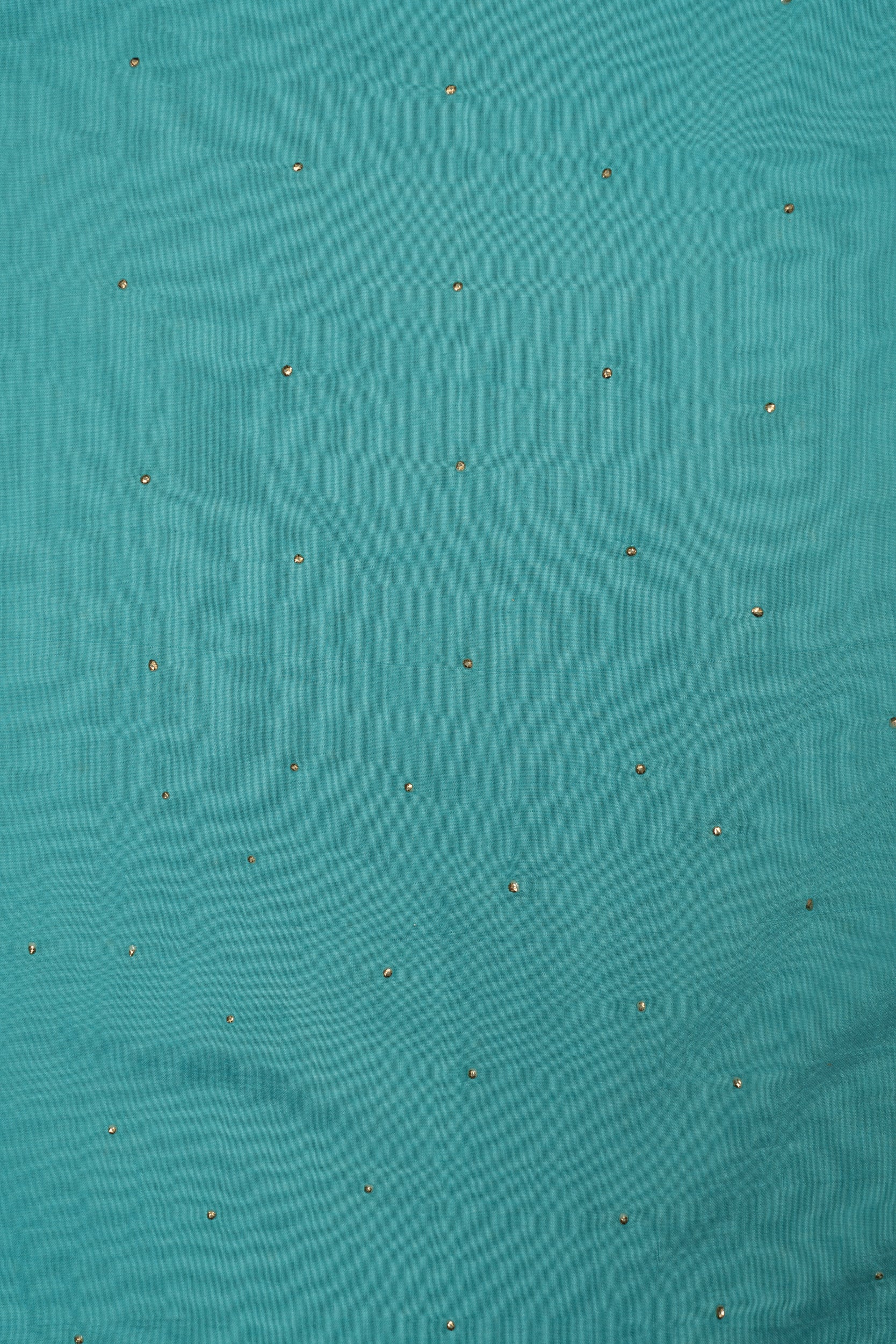 Pre Cut Chanderi Mukaish Dyed Fabric (2.5 Meter)