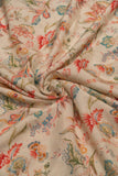 Pre Cut Cotton Silk Printed Fabric (2 Meter)