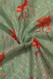Chanderi Sequence Printed Fabric